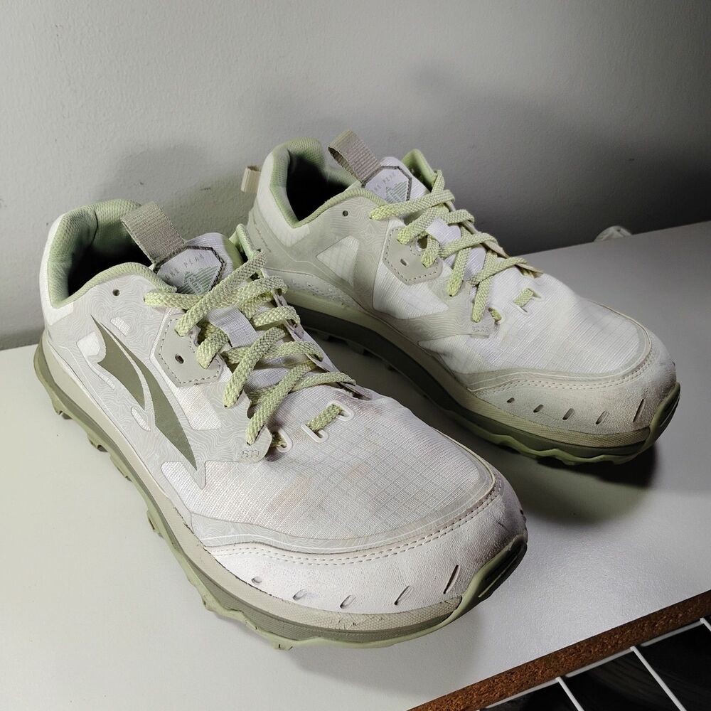 Altra Lone Peak 6 Sneaker Women's US 11W Gray Green Low Top Trail Running Shoes